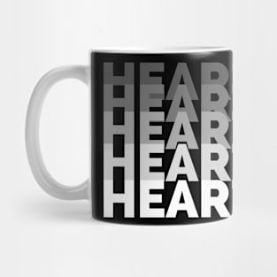 Heart Heart Heart, International World Heart Day Mug